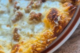 Sausage and alfredo