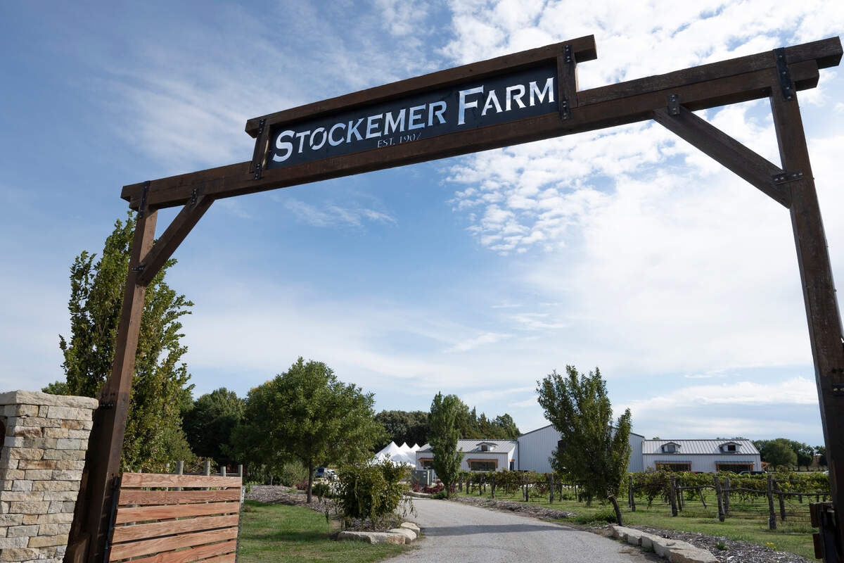 Prairie Hill Vineyard at Stockemer Farm is in Colwich, about 20 miles northwest of Wichita.