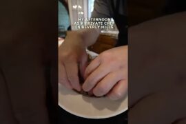This was my afternoon as a private chef in Beverly Hills