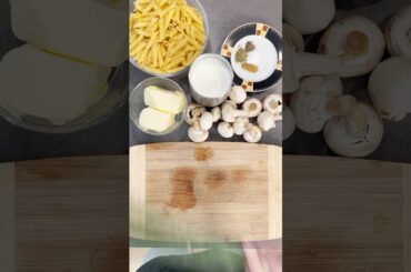 Creamy Mushroom Pasta #shorts  #pasta  #mushroompasta  #easyrecipe  #cooking