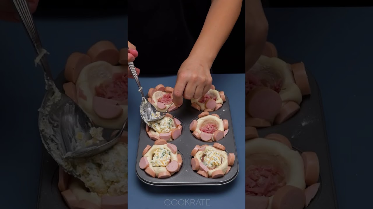 Puff pastry appetizer with sausages prepared in a brilliant way Puff pastry appetizer with sausages prepared in a brilliant way