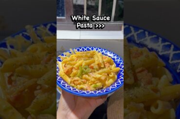 White Sauce Pasta🍝…#shortsvideo #food #viral #recipe #easyrecipe