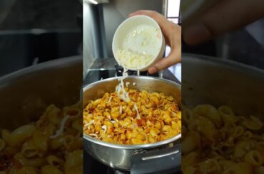 Creamy cheeze macroni pasta 🍝|Easy pasta recipe|kid's favourite #new #trending #food #viral #shorts