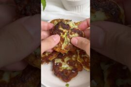 Crispy Zucchini Ricotta Fritters | Easy Italian Summer Recipe