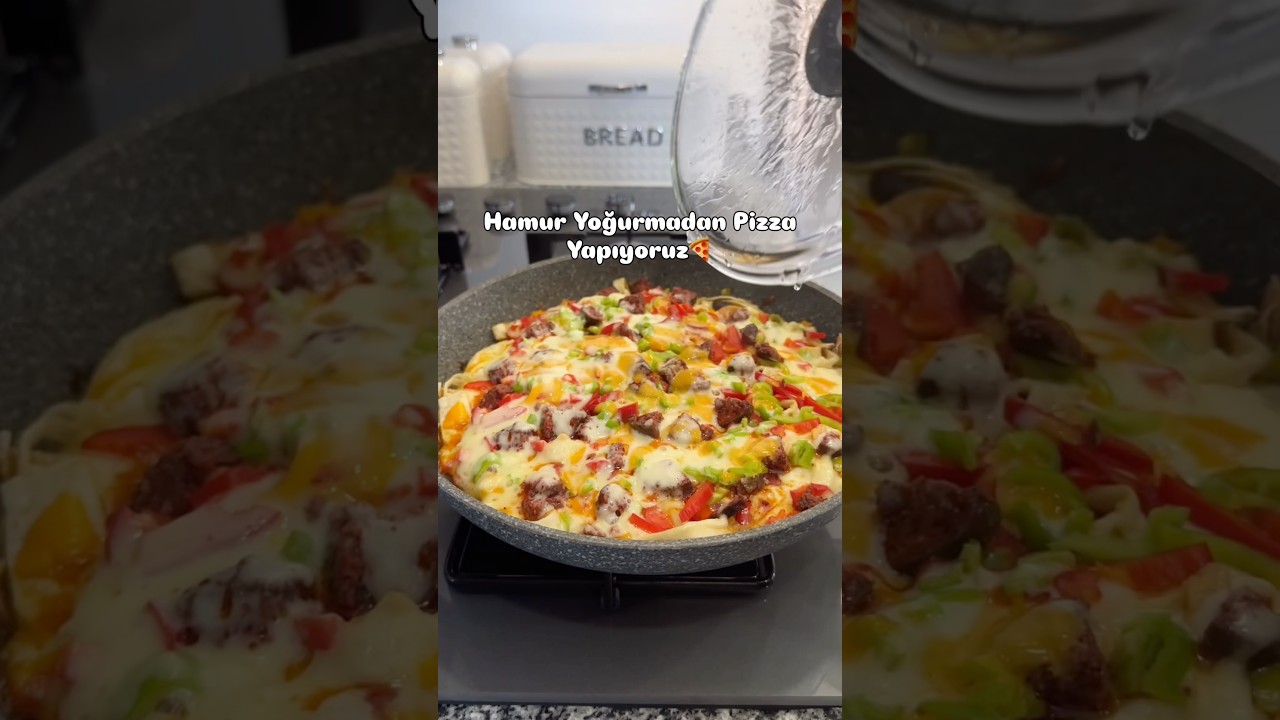 Hamur yoğurmadan pizza yapıyoruz🍕#pizza #keşfet #youtubeshorts #viral #shortvideo #video #youtuber Hamur yoğurmadan pizza yapıyoruz🍕#pizza #keşfet #youtubeshorts #viral #shortvideo #video #youtuber