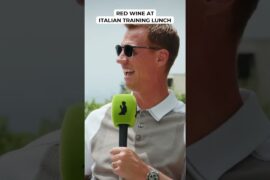 Red Wine at Italian Training Lunch
