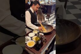 Trying the Original Caesar Salad in in Tijuana Mexico