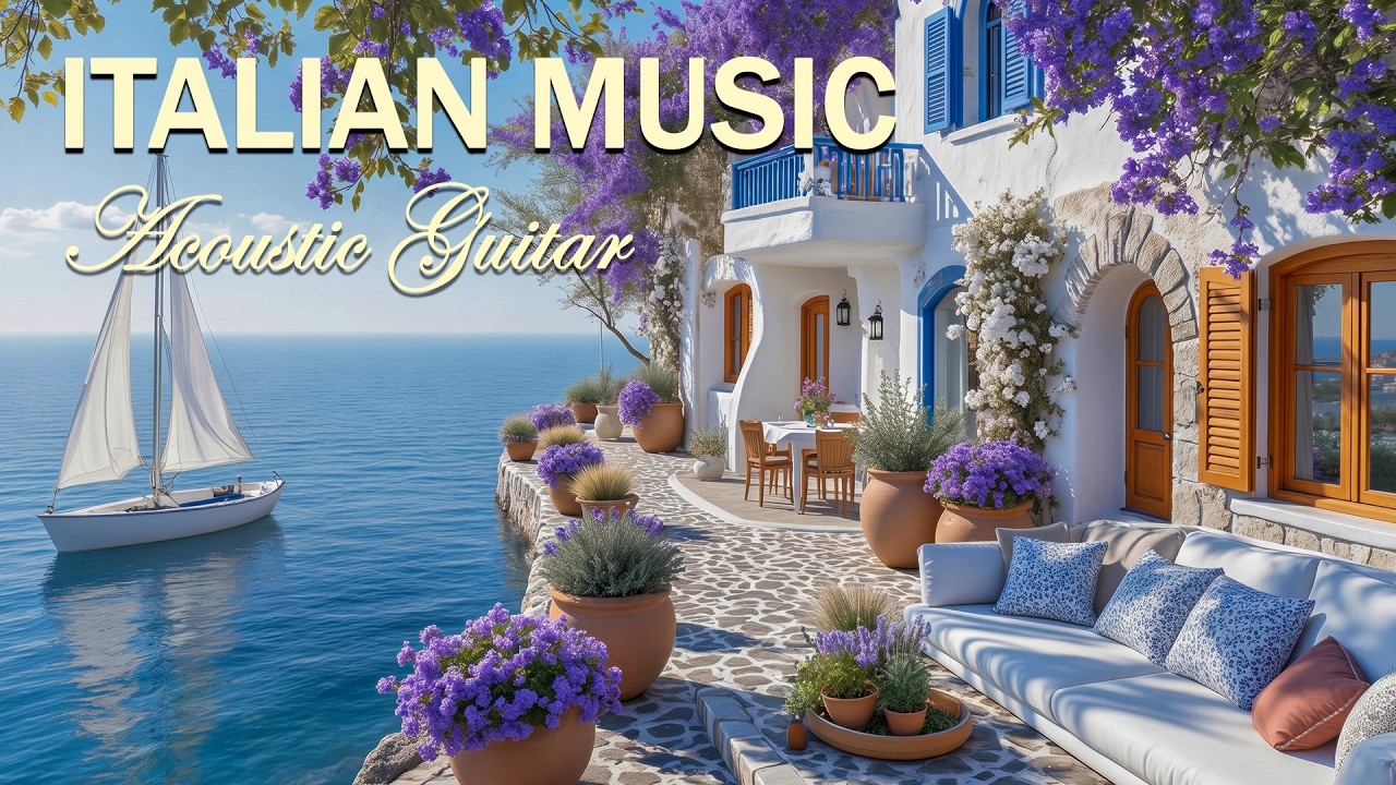 Amalfi Coast Golden Sunset | Relaxing Italian Dinner Music | Chill Acoustic Guitar Amalfi Coast Golden Sunset | Relaxing Italian Dinner Music | Chill Acoustic Guitar