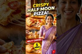 Half moon pizza pocket #recipe #recipe #tastyfood #youtubeshorts #cooking #youtube