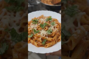 10 Minute Restaurant Style Masala Pasta 😍🍝 #Shorts #cookwithsonu