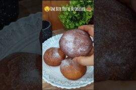 Pillow-Soft Bombolini |Easy Italian Doughnuts🍩🤤#bomboloni#doughnut#shortsfeed #food  #viral#shorts