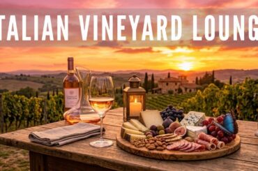 Italian Vineyard Lounge Jazz 🕯️ Bossa Nova Background for Relaxation & Elegant Evenings