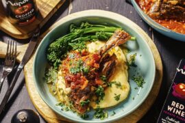 Napolina Italian-Style Red Wine Braised Lamb Shanks | Slow Cooked Sunday Roast