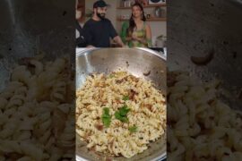 Tripti Dimri's Favourite Aglio e Olio Pasta 🤤🍝 | Easy Italian Garlic Pasta Recipe! #viralrecipe