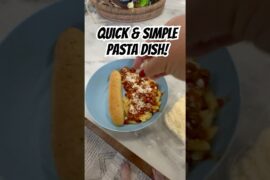 This quick and tasty pasta dish will fill your belly fast! #cooking #cookingadventure #cookingvideo
