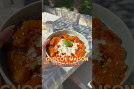 Gnocchi Maison, Nduja & Burrata ❤️☀️ #gnocchi #gnocchirecipe #recettefacile #burrata #cuisine