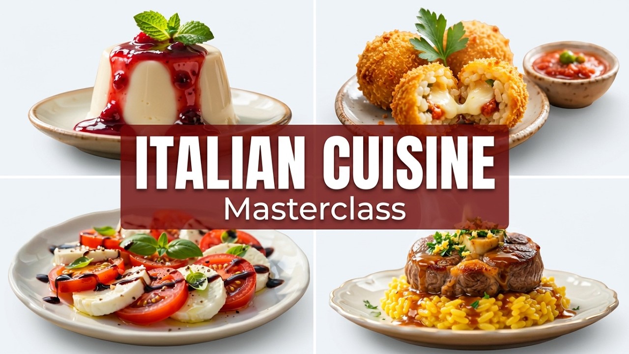 Italian Cuisine Full Tutorial for Beginners | Easy Italian Recipes at Home Italian Cuisine Full Tutorial for Beginners | Easy Italian Recipes at Home