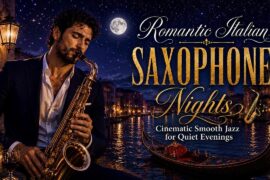 Romantic Italian Saxophone Nights 🎷 Cinematic Smooth Jazz for Quiet Evenings