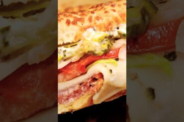 Grilled Italian Sub Sandwich | El Yucateco Hot Sauce  #kingofflavor #italiansub #grilledsandwich