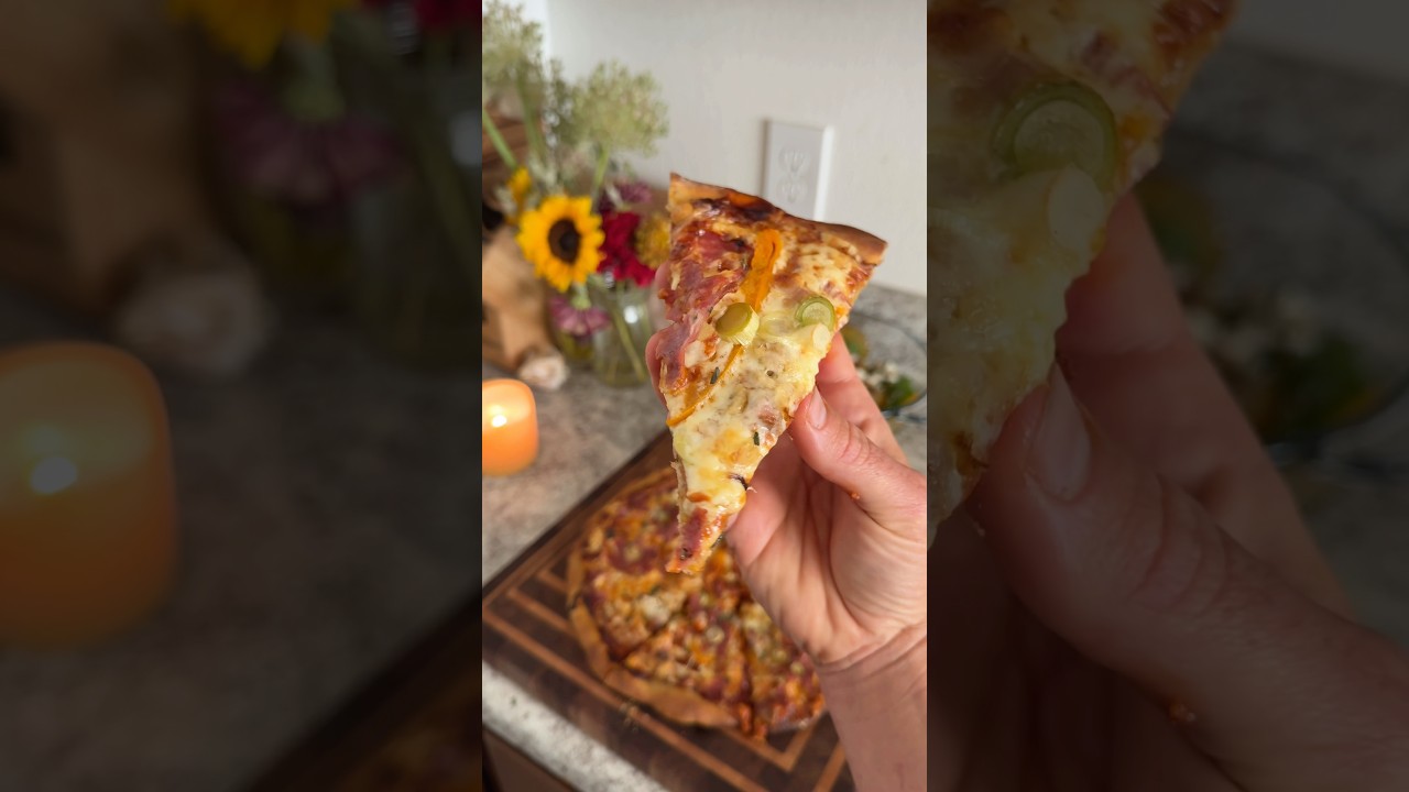 Sourdough Pizza Recipe ๐ค in the description! Enjoy + be nourished Sourdough Pizza Recipe ๐ค in the description! Enjoy + be nourished