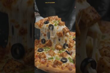 ASMR Cheese Volcano Stuffed Crown Pizza | Ultimate Cheese Pull | #ytshorts #shorts #asmr