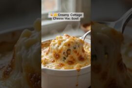Creamy Cottage Cheese Mac Bowl bakes #yotubeshorts #recipe #bonnecuisine #explore #easyrecipe
