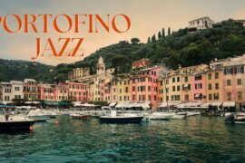 Portofino Jazz ⛵ Evening on the Italian Riviera | Relaxing Mediterranean Café Music