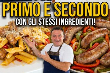 Salsiccia, Cipolla e Peperoni, un primo e un secondo da urlo