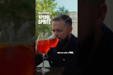 Don’t order an Aperol Spritz in Italy. Order this instead #drink #cocktail
