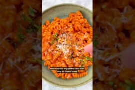 One Pot Pink Pasta Recipe 🍝 Creamy Tomato Pasta in 30 Minutes #Shorts #eatsimple #zalimaa #tarending