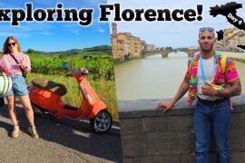 Riding Vespas and drinking wine (not at the same time) - Italy Vlog Day 4
