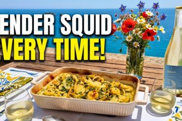 Ultimate Baked Tender Squid and Potatoes: Italian One-Pan Magic!