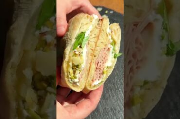 Mortadella Burrata Pizza Sandwich | Crispy, Cheesy & Irresistible 🍕🥪 #food #foodlovers