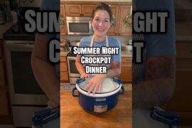Summer Night Crockpot Dinner #recipe #cooking #easyrecipe #summer #dinner #fyp #food #foodie #cook
