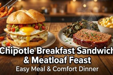 Avocado Breakfast Sandwich & Meatloaf Feast