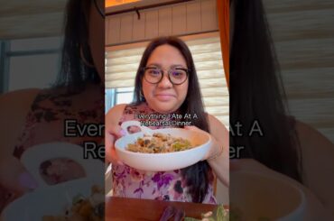Everything I Ate at a Rehearsal Dinner! 😋🍽️ #shorts #food #foodie #eating #wedding #italianfood