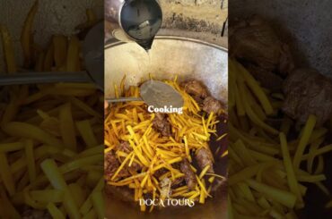 🍲 Cooking Authentic Uzbek Plov with Our Guests from Italy! 🇮🇹🇺🇿 #travel