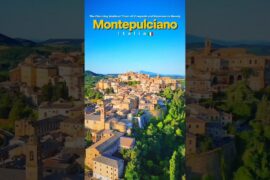 🇮🇹 Montepulciano, Italy | The Charming Medieval Town of Vineyards & Tuscan Hilltop Views #tuscany