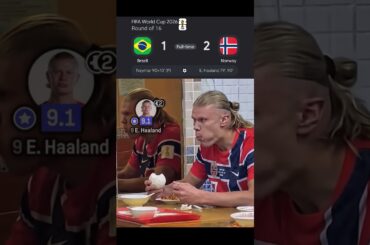 Haaland only Scared of Haaland | Brasil 1 2 Norway
