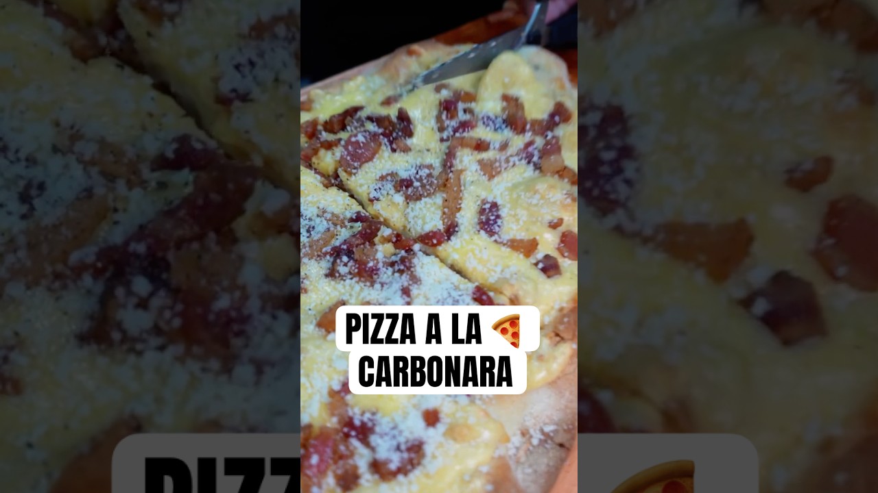 ๐ PIZZA A LA CARBONARA ๐ฎ๐น #chefroberta #recetas #pizza ๐ PIZZA A LA CARBONARA ๐ฎ๐น #chefroberta #recetas #pizza