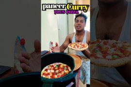 Pizza plus paneer curry 🧀 room mein ready 💥😱🤤 #pizzalover #paneercurry #shortsfeed #cooking #pizza