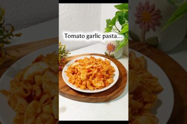 tomato garlic pasta 🍝😍 #pasta #spicy #recipe #snacks #food #viral #spicypasta #cooking #easy