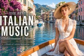 La Dolce Vita 🇮🇹 🍋 Italian Relaxing Music 4K | Rome & Amalfi Coast Morning Coffee Ambience