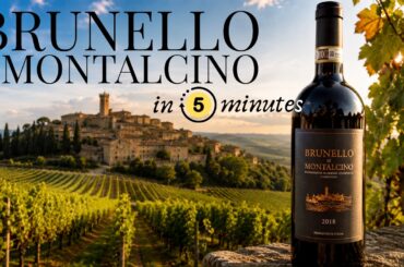 Understand BRUNELLO DI MONTALCINO in 5 minutes | Italy's Longest Aging Wine