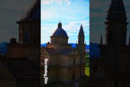 Montepulciano,⛪Tuscany 🇮🇹 | Italy's Most Beautiful Hilltop Village in 4K #viral #shorts #trending