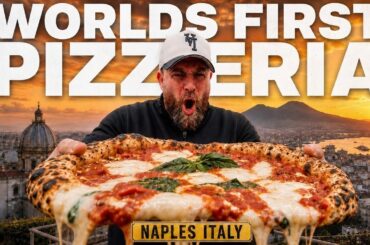 We Reviewed the WORLD’S FIRST Pizzeria 🍕 (Insane!)