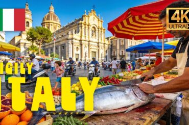 🇮🇹 Italy's Most Authentic Street Market - Sicily Tourists Never See - Catania, Sicily Walking Tour