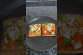 Try this double cheese pizza  | snack | bread recipe #snacks #breadpizza #food #cheese