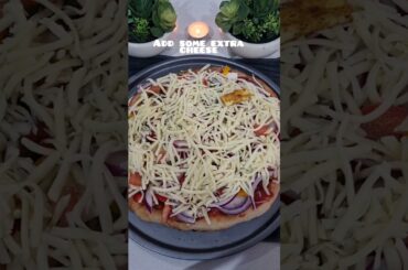 Lets Make cheesy Veg Pizza Recipe In Oven🍕! Mi Chico Song #shorts #trending #viral #food #recipe