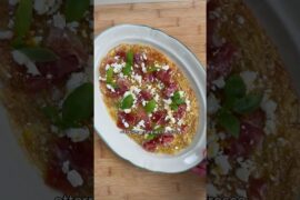 CARPACCIO DI FICHI PRONTO IN 5 MINUTI: antipasto perfetto per l'estate! #fichi #antipasti #cucinare